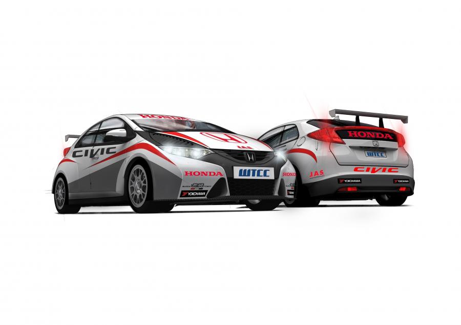 Honda Civic WTCC Drawings 2012 года  (фото 5 из 5)